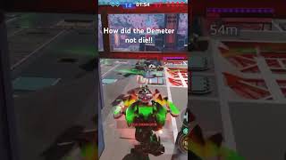 War Robots Fenrir Vs Demeter warrobotswr warrobotsfreetoplay gaming [upl. by Ateloiv]