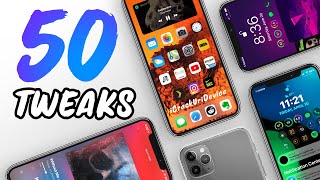 Top 50 BEST iOS 135 Jailbreak Tweaks for iOS 13 GET iOS 14 w Cydia Tweaks [upl. by Dupre732]