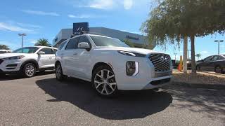 2021 Hyundai Palisade Limited  Hyper White  Beige Nappa Leather [upl. by Hagerman]