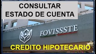 Consultar Estado de Cuenta Fovissste [upl. by Ynohtna]