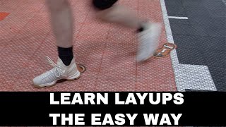 How to Teach Basketball Layups with Proper Footwork Beginners [upl. by Neyud]