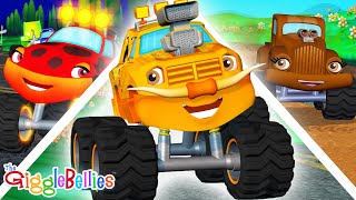 Wheels on the Monster Truck  Learn ABCs  Preschool Learning Videos  GiggleBellies [upl. by Weinhardt674]