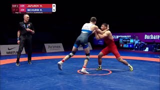 H JAFAROV AZE vs R BICHURIN RUS  GOLD 67  European championships 2024 [upl. by Nyrmac807]