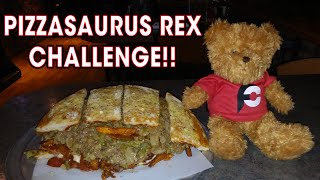 PIZZASAURUS REX CHEESESTEAK CHALLENGE [upl. by Klingel]