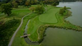 Hole 7 Flyover  Hazeltine National Golf Club [upl. by Ggerk]