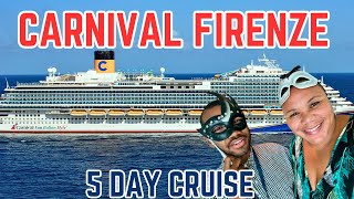 Carnivals NEWEST ship Carnival Firenze Our 5 Day Cruise Full Movie [upl. by Eesdnyl]