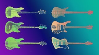 Famous Bass guitars sound comparison Guitarbank session [upl. by Nomzzaj515]