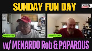 SUNDAY FUN DAY Livestream w PAPAROUS Bill MENARDO Rob Lets have fun HOME of FREE DUCK RACES [upl. by Lokcin]