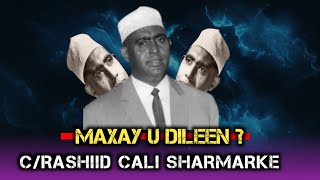 SIDEE MADAXWAYNE CABDI RASHIID CALI SHARMARKE LOOGU DILAY MAGAALADA LAASCAANOOD [upl. by Irpak]