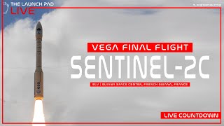 LIVE ESA Final Vega Sentinel2C Launch [upl. by Niras]