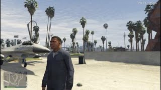 1 October 2024 Grand Theft Auto V  fighterjet cannon vs streetfartist Pt 1 [upl. by Ok]