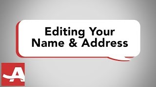 How to Edit Your Name Address and Add Seasonal Address on your AARP Account [upl. by Dine]