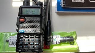 Baofeng UV5X Gmrs Radio Review Part 2 with Nagoya na701g na771g review [upl. by Nednarb]