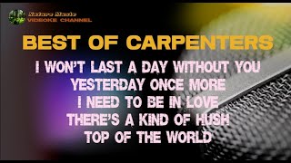 NONSTOP Best of Carpenters  Karaoke Version  Videoke Version [upl. by Rajiv93]