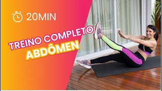 Treino completo pra secar e definir seu abdômen  Seca barriga em casa  Carol Borba [upl. by O'Gowan]