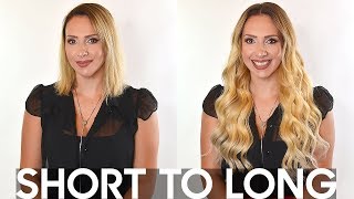 6 Tips for Blending Clip In Hair Extensions With Short Hair [upl. by Harold]