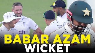 Babar Azam Wicket  Pakistan vs England  1st Test Day 1 2024  PCB  M3G1K [upl. by Trout]