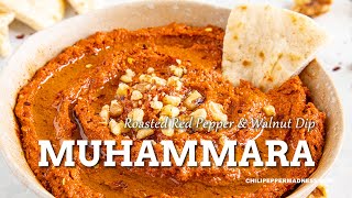 How to make Muhammara a DELICIOUS red pepper and walnut dip [upl. by Bobker]