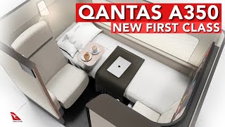 Qantas NEW Airbus A350 First Class Suites For Nonstop Sydney to London amp New York Flights [upl. by Oivat]