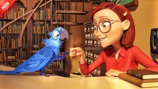 A Macaw named Blu never learned to Fly but has a happy domesticated life in Minnesota with Linda [upl. by Hewe143]