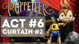 Puppeteer  Gameplay Story Walkthrough Part 17  Act 6  Curtain 2 HD Times aTicking [upl. by Trilbie]