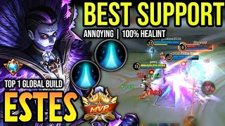 ESTES BEST BUILD 2023  BUILD TOP 1 GLOBAL ESTES GAMEPLAY  MOBILE LEGENDS✓ [upl. by Solram]