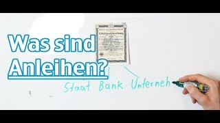 Was sind Anleihen Einfache Anleihen Erklärung  AktienmitKopfde [upl. by Hgielyak]