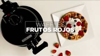 Wafles frutos rojos [upl. by Auqinom]