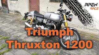 🏍️2017 Triumph Thruxton 1200 R  Test  Review  Walkaround 🏍️ [upl. by Nal]