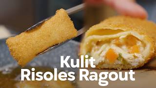 JAJANAN PASAR FAVORIT  RESEP KULIT RISOLES RAGOUT [upl. by Sibella]