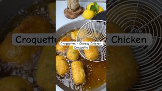 Croquettes  Cheesy Chicken Croquette [upl. by Sidran]