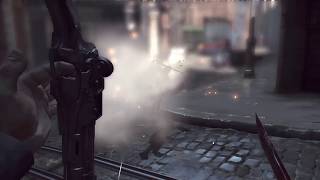 Dishonored Epic Badass High Chaos Gunplay Sword Dodging amp Weapon Wielding Clavering Boulevard Run [upl. by Barris]