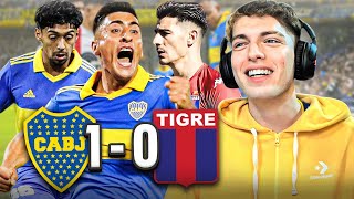 DAVOO XENEIZE REACCIONA A BOCA 1 TIGRE 0 2023  LIGA ARGENTINA [upl. by Ysle]