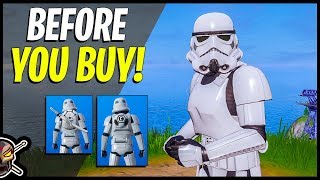 Before You Buy IMPERIAL STORMTROOPER  GameplayCombos Fortnite Battle Royale [upl. by Karry]