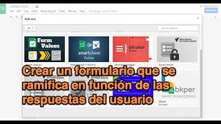 Como crear una encuesta o formulario complejo en Google Forms tutorial [upl. by Anaele]