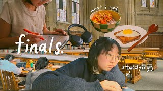 college vlog 💤 finals long days at libraries amp daily life as a student [upl. by Babb]