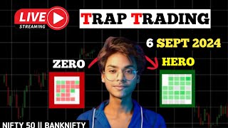 6 SEPT  Live Trading Banknifty amp Nifty  MrStarSahil trading nifty50 banknifty sharemarket [upl. by Ressay]