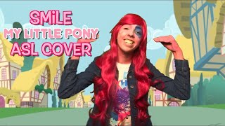 Smile  Pinkie Pie ASL Cover [upl. by Ylas]