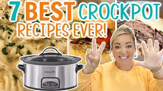 7 BEST EVER CROCKPOT RECIPES  EASY SLOW COOKER FALL RECIPES  MUST TRY EASY WEEKNIGHT DINNERS [upl. by Hervey36]