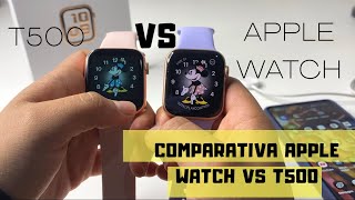 Comparativa del Apple Watch vs modelo T500 y cómo vincularlo [upl. by Clintock123]