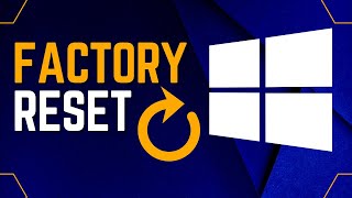 How to Reset Windows 10 to Factory Settings Quick amp Easy [upl. by Cloots]