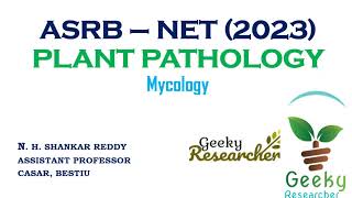 Lec 2  Mycology  ASRB NET  2023  Plant Pathology  Last Minute Preparation [upl. by Denny]