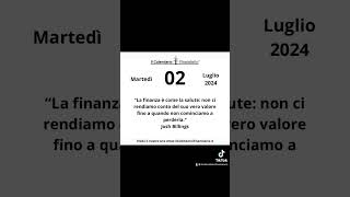 ilcalendariofinanziario educazionefinanziaria aief aforismi citazioni mindset economia life [upl. by Savinirs]