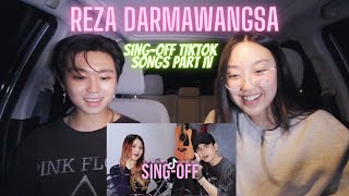 SINGOFF TIKTOK SONGS Part IV REACTION Reza Darmawangsa vs Mirriam Eka [upl. by Atiral245]