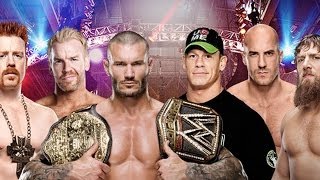 Elimination Chamber WWE World Heavyweight Championship Match  WWE 2K14 Simulation [upl. by Ecnaralc]