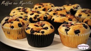 Recette de Muffins aux Myrtilles [upl. by Schatz]