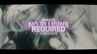 shakes w no plugins  after effects [upl. by Cromwell]