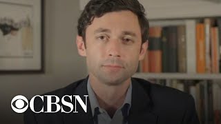 Jon Ossoff claims victory in close Georgia Senate race as vote count continues [upl. by Nylaret]