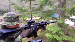 Softairee amp VAL airsoft  test live Rutja Estonia [upl. by Volpe]