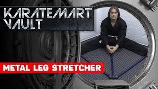 Metal Leg Stretcher Demonstration  KarateMartcom [upl. by Wiatt33]